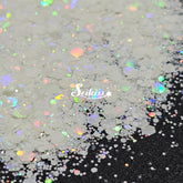 Arctic Holographic Chunky Glitter - White Glitter
